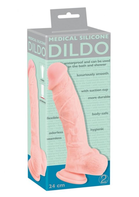 Duże grube dildo z przyssawką 24cm You2Toys Duże grube dildo z przyssawką 24cm You2Toys
