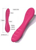 Sex wibrator masażer najlepszy kochanek 19cm USB 7 trybów fioletowy Ohh