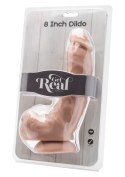 Dildo penis realistyczny jądra przyssawka 20 cm