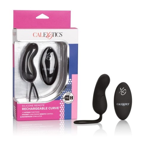 Jajko/wibr-REMOTE RECHARGEABLE CURVE BLACK California Exotic Novelties Jajko/wibr-REMOTE RECHARGEABLE CURVE BLACK California Exotic Novelties