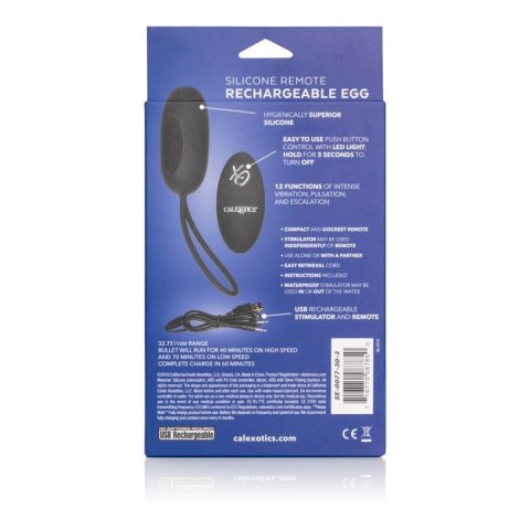 Jajko/wibr-REMOTE RECHARGEABLE EGG BLACK California Exotic Novelties Jajko/wibr-REMOTE RECHARGEABLE EGG BLACK California Exotic Novelties