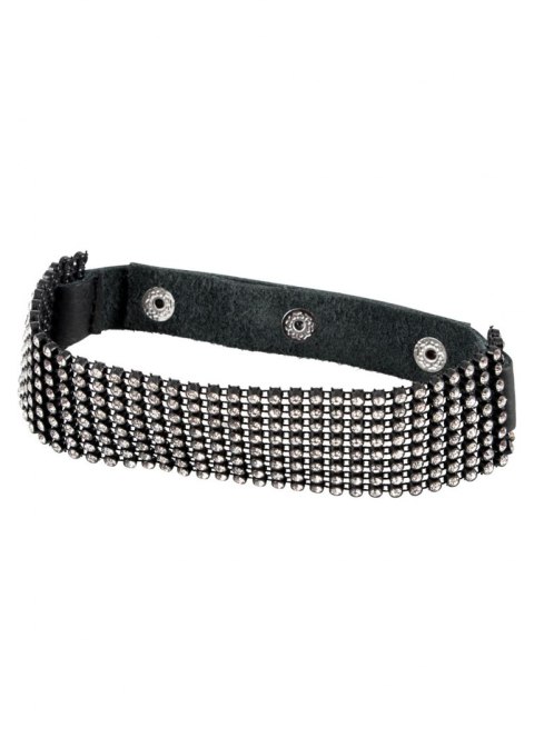 Obroża choker kryształki ozdobny regulowany bdsm Bad Kitty Obroża choker kryształki ozdobny regulowany bdsm Bad Kitty