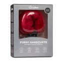 Kajdanki-Furry Handcuffs - Red Easytoys