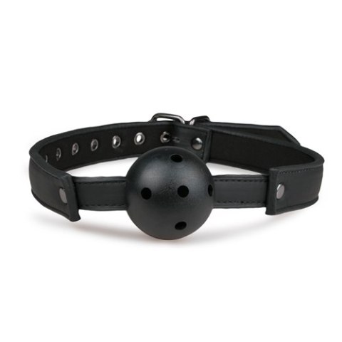 Knebel-Ball Gag With PVC Ball - Black Easytoys Knebel-Ball Gag With PVC Ball - Black Easytoys