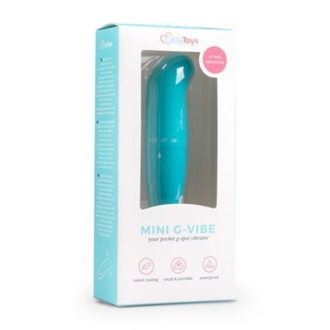 Wygięty zakrzywiony mini wibrator do punktu G 11cm Easytoys Wygięty zakrzywiony mini wibrator do punktu G 11cm Easytoys