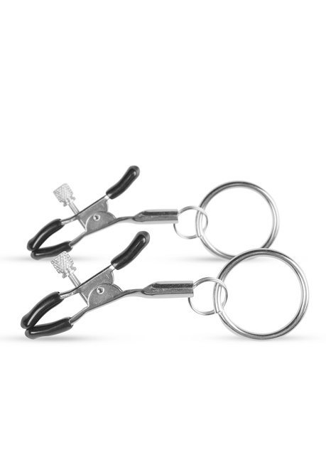 Zaciski na sutki z pierścieniami BDSM bondage sex Easytoys Zaciski na sutki z pierścieniami BDSM bondage sex Easytoys