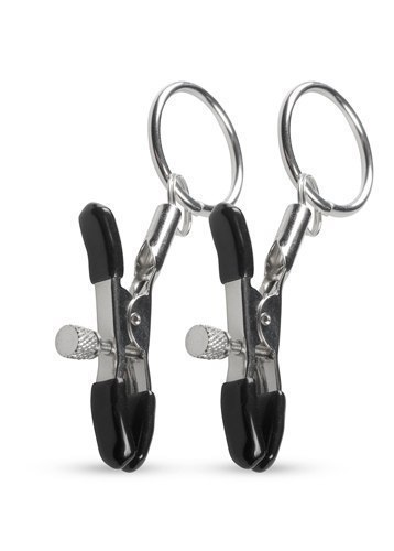 Zaciski na sutki z pierścieniami BDSM bondage sex Easytoys Zaciski na sutki z pierścieniami BDSM bondage sex Easytoys
