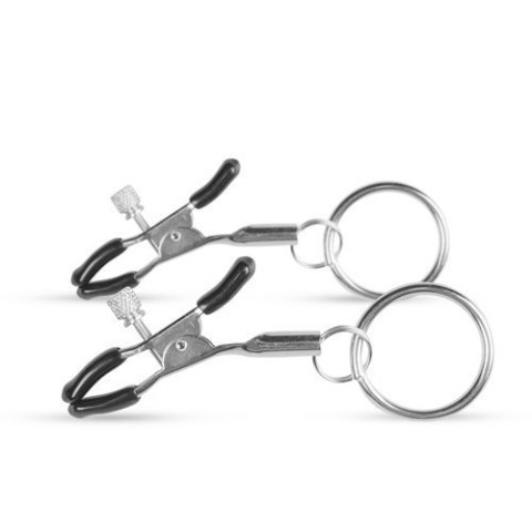 Zaciski na sutki z pierścieniami BDSM bondage sex Easytoys Zaciski na sutki z pierścieniami BDSM bondage sex Easytoys