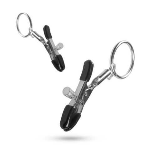 Zaciski na sutki z pierścieniami BDSM bondage sex Easytoys Zaciski na sutki z pierścieniami BDSM bondage sex Easytoys