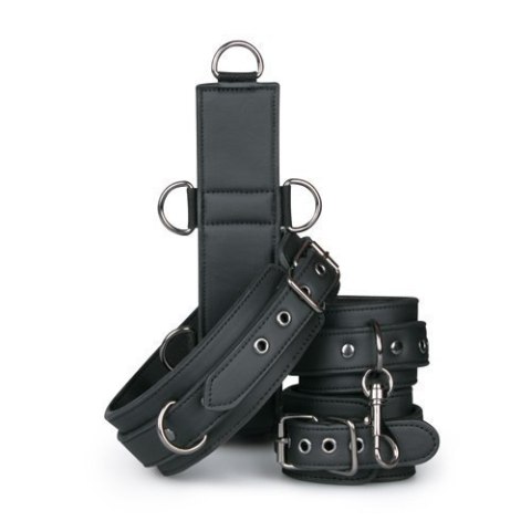 Zestaw BDSM obroża z taśmą i kajdankami krępowanie Easytoys Zestaw BDSM obroża z taśmą i kajdankami krępowanie Easytoys