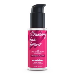CRUSHIOUS ME LO COMO VELCRO HANDCUFFS SET + SATIN BLINDFOLD AND STRAWBERRY KISSABLE LUBRICANT CRUSHIOUS Crushious