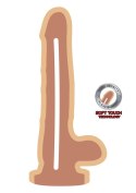 Dildo realistyczny penis z jądrami przyssawka 17cm TOYJOY