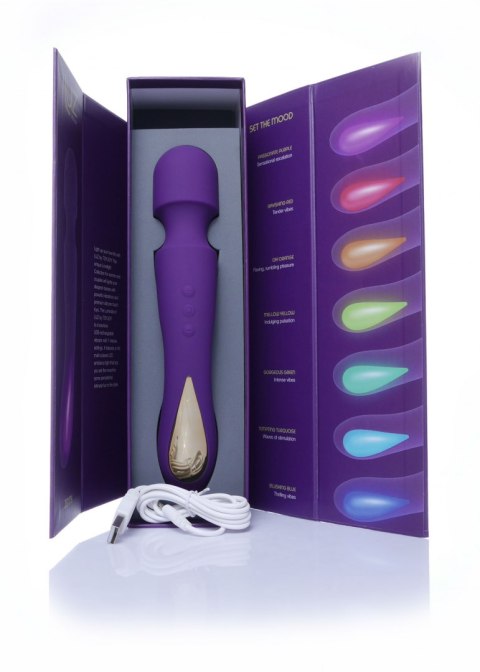 Masażer łechtaczki różdżka LED 7 trybów 23cm TOYJOY Masażer łechtaczki różdżka LED 7 trybów 23cm TOYJOY