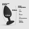CRUSHIOUS CUORE LARGE ANAL PLUG WITH 4 INTERCHANGEABLE JEWELS Crushious