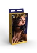 Rose Ball Gag with Plug Black Taboom