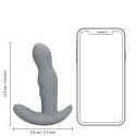 Rotating Prostate Stimulator with Remote Control - Gotham Grey Loveline
