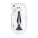Slim Silicone Anal Plug - L - Black Levelz