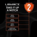 Slim Silicone Anal Plug - L - Black Levelz