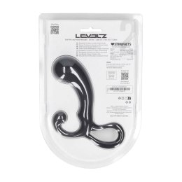 Bulb with Loop Silicone Prostate Massager - L - Black Levelz