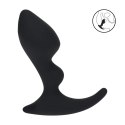 Double Ripple Silicone Prostate Massager - Black Levelz by Shots
