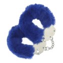 Heavy-duty Fluffy Handcuffs - Navy Ouch!
