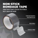PVC Non-Stick Tape - 20 m - Silver Ouch!