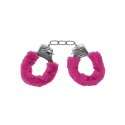 Pleasure Handcuffs Furry Pink Ouch!