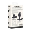 Remote Control Vibrating Liquid Silicone Anal Plug - Black Levelz