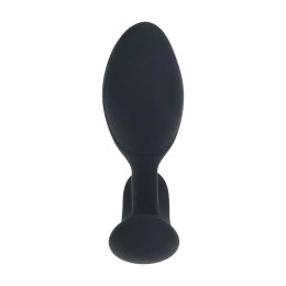 Remote Control Vibrating Liquid Silicone Anal Plug - Black Levelz