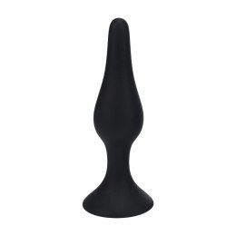 Slim Silicone Anal Plug - XL - Black Levelz