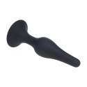 Slim Silicone Anal Plug - XL - Black Levelz
