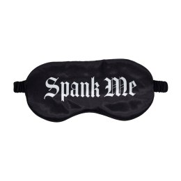 Spank Me - Printed Satin Mask Ouch!