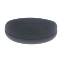 Vibrating Liquid Silicone Cock and Ball Ring - Black Levelz