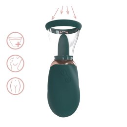 Boost - Rechargeable Vulva and Breast Pump - Forest Green Pumped