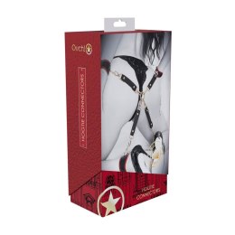 Milan Collection - Hogtie Connectors - Black/Red Ouch!