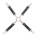 Milan Collection - Hogtie Connectors - Black/Red Ouch!