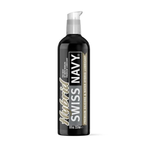 Hybrid - Premium Silicone and Water Hybrid Lubricant - 8 fl oz / 237 ml Swiss Navy
