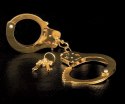 FFS Gold Metal Cuffs Fetish Fantasy Gold