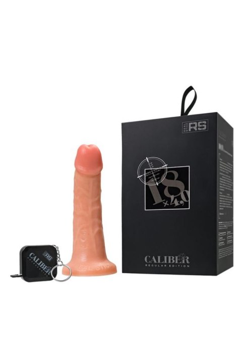 Realistic dildo Caliber 18/4 , PVC, flesh, length 18cm, diameter 4cm Caliber by RealStick