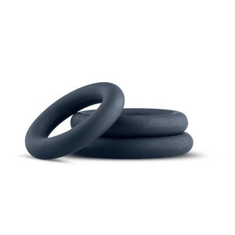 3-Piece Cock Ring Set - Grey Boners 3-Piece Cock Ring Set - Grey Boners