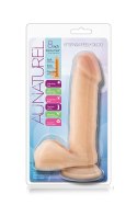 Dildo-AU NATUREL 8INCH SENSA FEEL DILDO BEIGE Blush