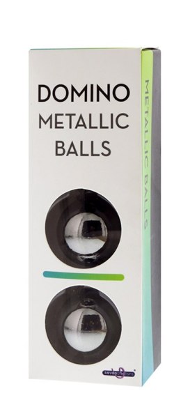 Kulki-DOMINO METALLIC BALLS -CHROME BLACK Seven Creations