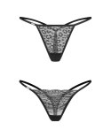 Clara 2-pak stringi L/XL Obsessive