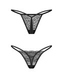 Clara 2-pak stringi L/XL Obsessive