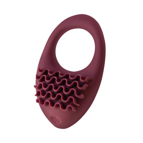 Rechargeable Vibro cockring Pure Passion Stellar Wine Red Lola Games Pure Passion