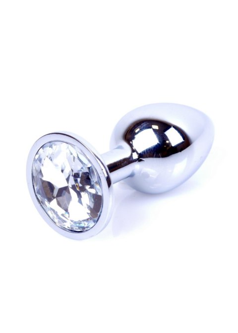 Korek jewellery Silver PLUG- Clear B - Series HeavyFun