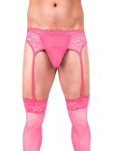 Prowler Pink Lace Garter Set Xxlarge Prowler