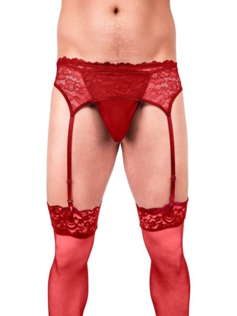 Prowler Red Lace Garter Set Medium Prowler
