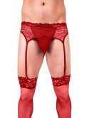 Prowler Red Lace Garter Set Small Prowler