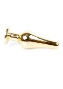 MyLove Toys - Jewellery Gold BUTT PLUG- Light Blue MyLove Toys